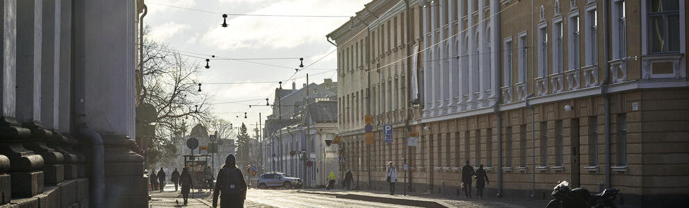 Aleksanterinkadulla.