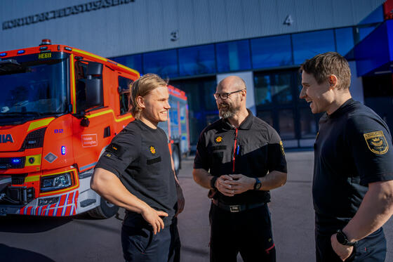 Väinö, Kimmo and Sami.