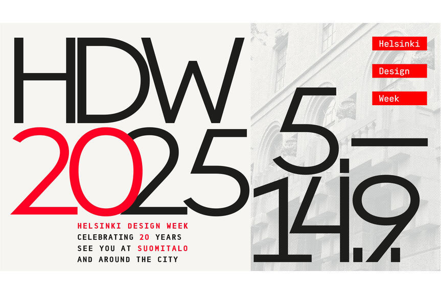 Helsinki Design Week 2025 logo.