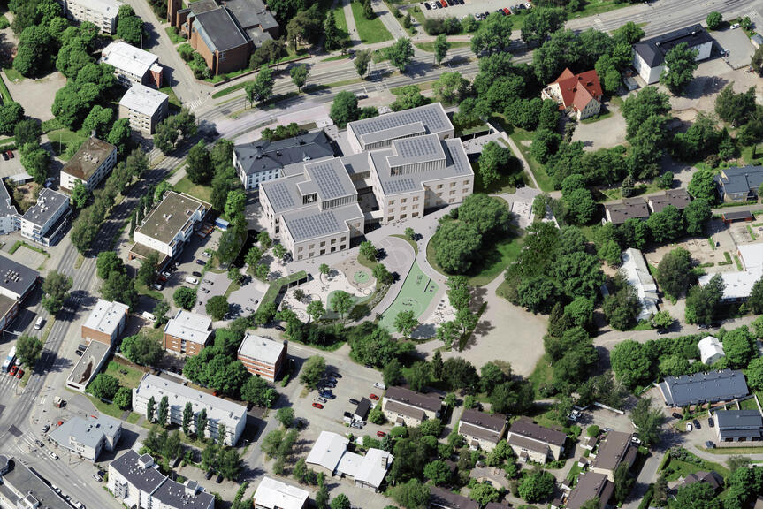 Visualisointi Malmin koulukampuksest