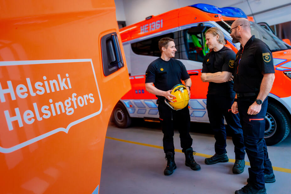 Sami, Väinö and Kimmo.