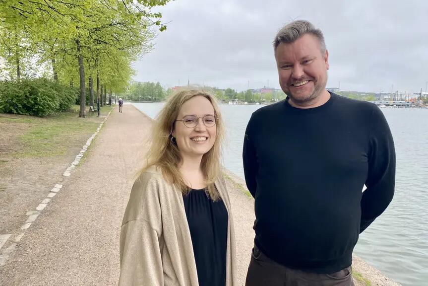 Järjestöyhteistyön kehittämispäälliköt Julia Saarholm ja Veli-Matti Hurtig toimivat myös järjestöneuvottelukunnan asiantuntijasihteereinä.
