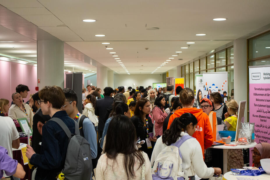 2026 Helsinki Welcome Day stands