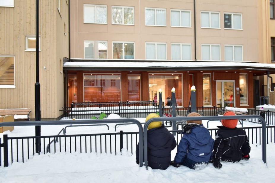 Päiväkodin julkisivu