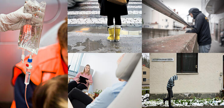 Esimerkkejä haastavista aiheista. 
