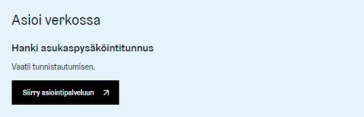 Kuvakaappaus palvelukanavan teksteistä.