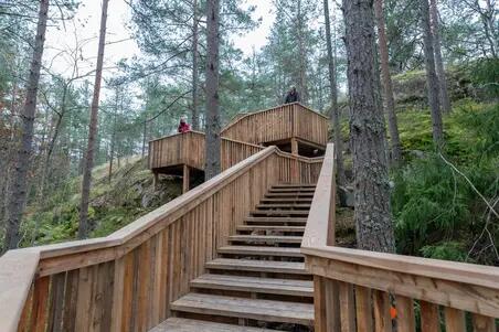 Trappor i Stansviks gruvområde. 