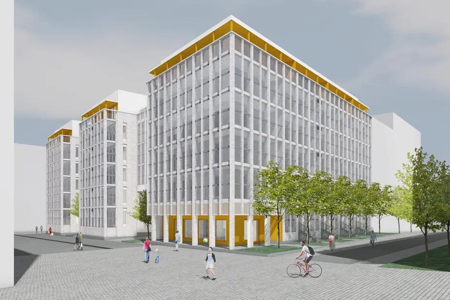 Energiatehokas ja valoisa kerrostalo Länsisatamassa Bahamankatu.